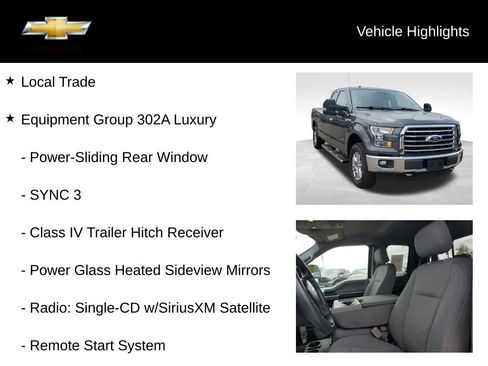 Used 2016 Ford F150 XLT w/ Equipment Group 302A Luxury AWD/4WD image 18