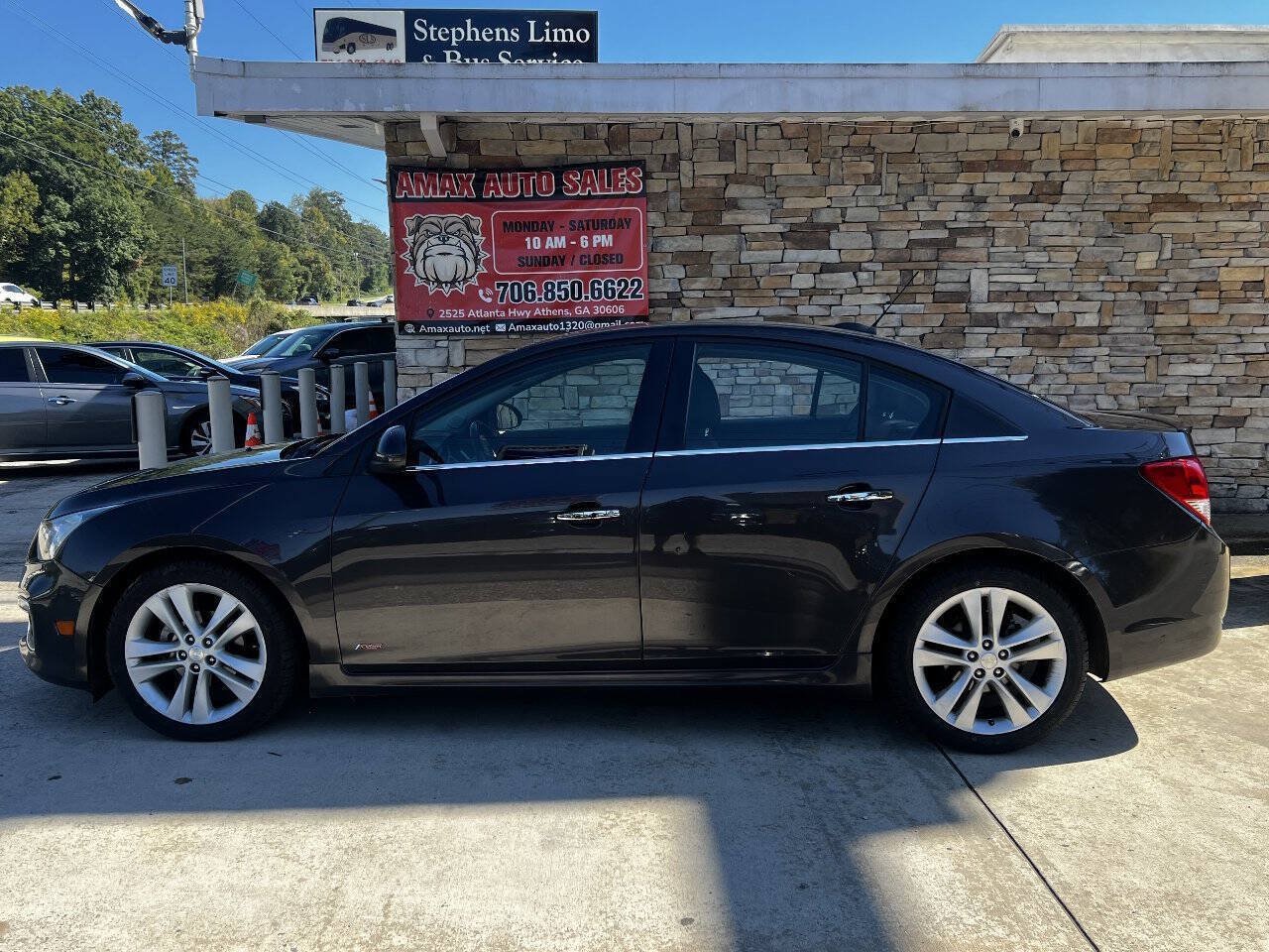 Used 2015 Chevrolet Cruze LTZ w/ Sun, Sound and Sport Package FWD image 3
