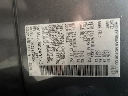 Used 2022 Nissan Pathfinder SV image 35