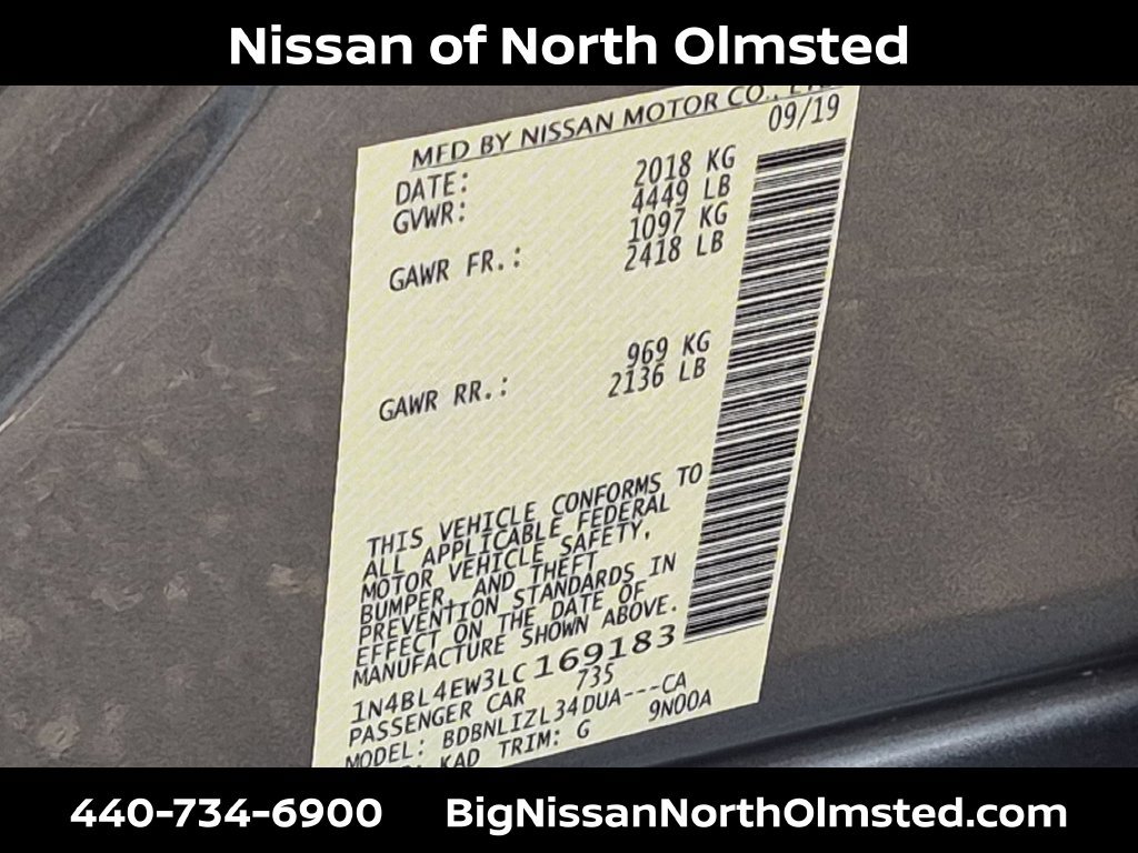 Used 2020 Nissan Altima 2.5 SL AWD/4WD image 28