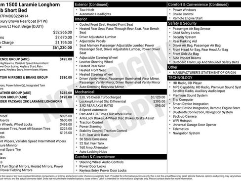 Used 2016 RAM 1500 Laramie Longhorn w/ Convenience Group AWD/4WD image 27