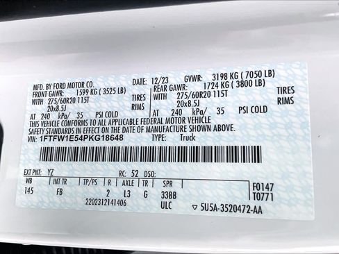 Certified 2023 Ford F150 XLT w/ Equipment Group 302A High AWD/4WD image 33