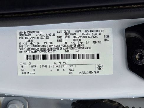 Used 2021 Ford F250 Lariat w/ Lariat Value Package AWD/4WD image 23