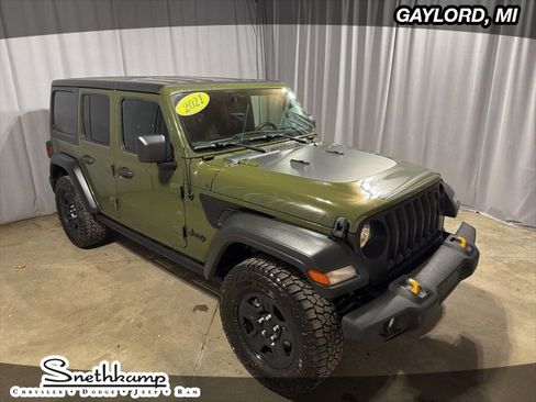 Used 2021 Jeep Wrangler Unlimited Sport image 1