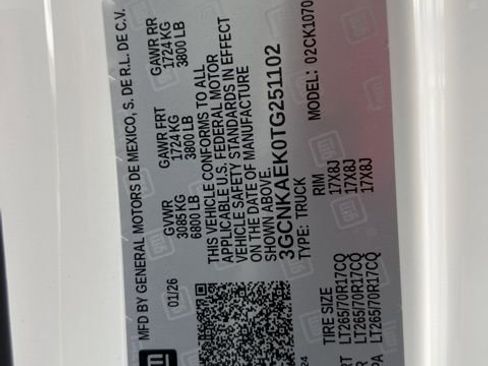 New 2026 Chevrolet Silverado 1500 W/T w/ Trailering Package image 34