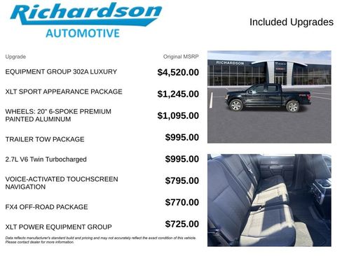 Used 2018 Ford F150 XLT w/ Equipment Group 302A Luxury image 6