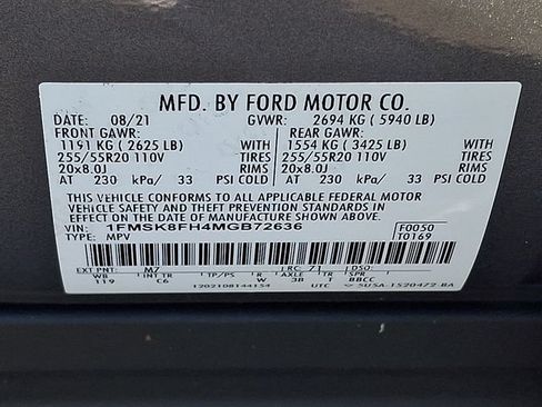 Used 2021 Ford Explorer Limited AWD/4WD image 25