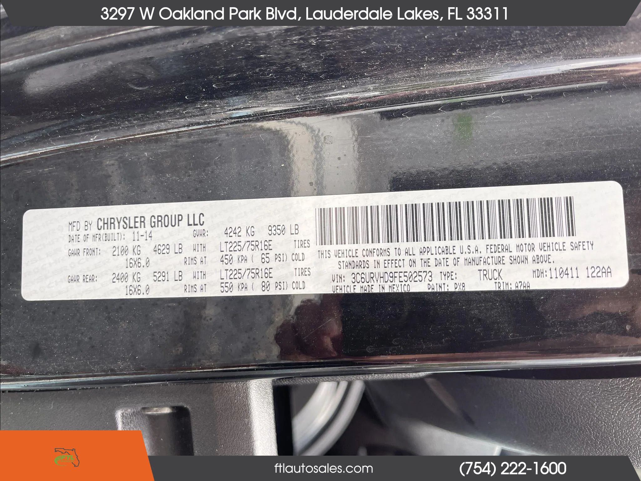 Used 2015 RAM ProMaster 3500 w/ Mopar Trailer Tow Group FWD image 72