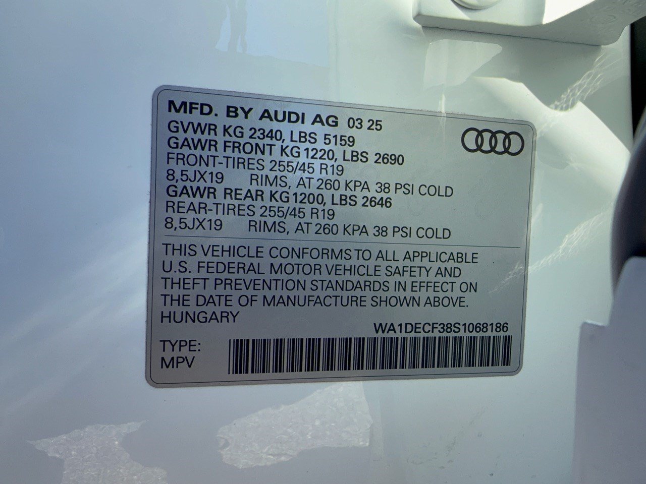 Certified 2025 Audi Q3 2.0T Premium w/ Convenience Package AWD/4WD image 31