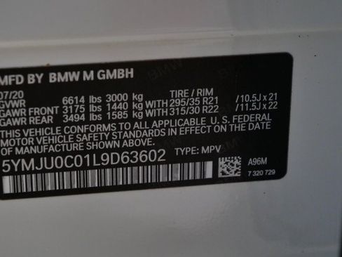 Used 2020 BMW X5 M w/ Executive Package AWD/4WD image 62