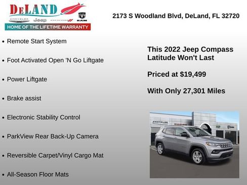 Used 2022 Jeep Compass Latitude w/ Convenience Group image 24