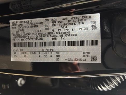 New 2026 Ford F350 Lariat w/ Lariat Ultimate Package AWD/4WD image 18