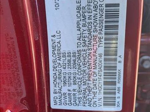 Used 2025 Honda Accord SE image 24