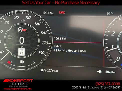 Used 2020 Land Rover Range Rover Sport SVR AWD/4WD image 19
