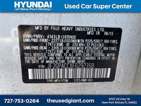 Used 2015 Subaru Crosstrek 2.0i Premium w/ Popular Package #1 image 15