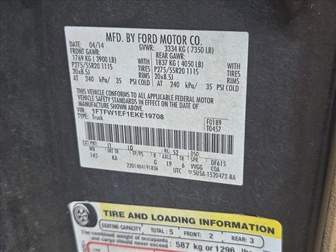 Used 2014 Ford F150 King Ranch w/ King Ranch Luxury Package image 18