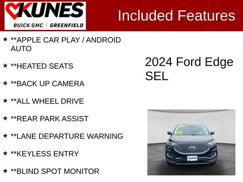 Used 2024 Ford Edge SEL AWD/4WD image 2