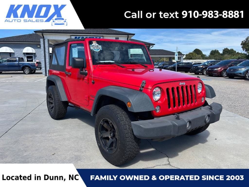 Used 2015 Jeep Wrangler Sport w/ Quick Order Package 24S AWD/4WD image 1