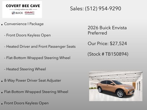 New 2026 Buick Envista Sport Touring w/ Convenience I Package FWD image 13