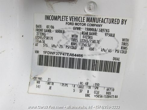 Used 2007 Ford F350 4x4 Regular Cab DRW Super Duty image 26
