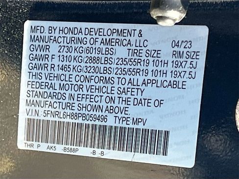 Used 2023 Honda Odyssey Touring image 35