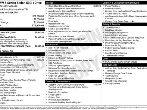 New 2026 BMW 530i xDrive w/ M Sport Package image 11