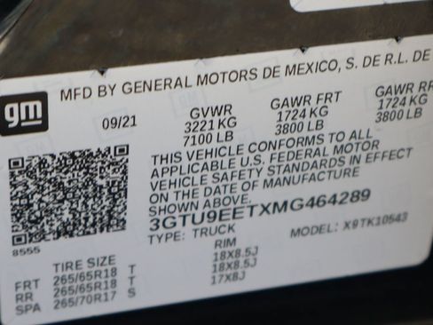 Used 2021 GMC Sierra 1500 AT4 AWD/4WD image 64