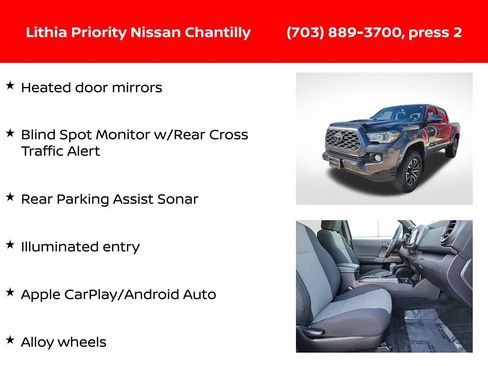 Used 2021 Toyota Tacoma TRD Sport w/ Technology Package AWD/4WD image 18