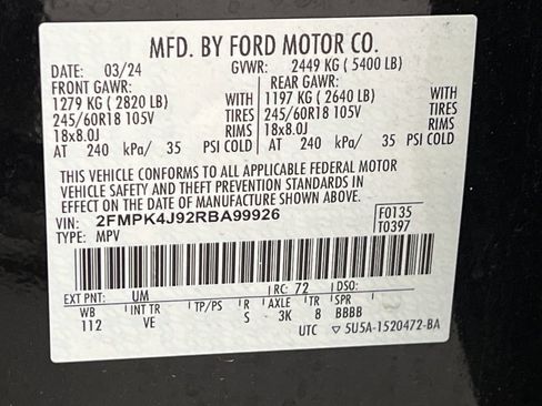 Used 2024 Ford Edge SEL AWD/4WD image 71