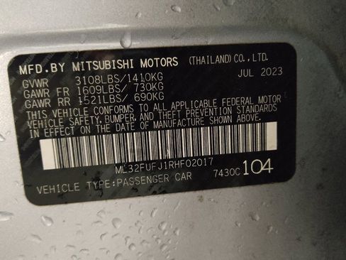 Used 2024 Mitsubishi Mirage G4 ES FWD image 33