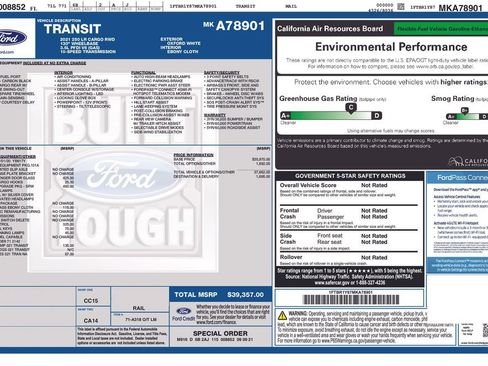 Used 2021 Ford Transit 250 Low Roof w/ Exterior Upgrade Package image 7