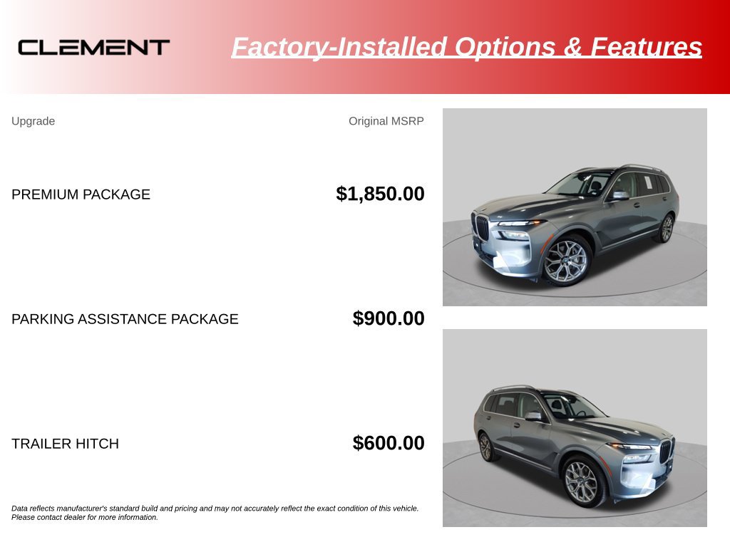 Used 2023 BMW X7 xDrive40i w/ Premium Package AWD/4WD image 16