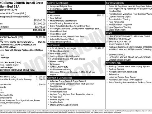 New 2026 GMC Sierra 2500 Denali w/ Denali Reserve Package AWD/4WD image 5