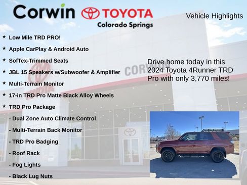 Used 2024 Toyota 4Runner TRD Pro image 7