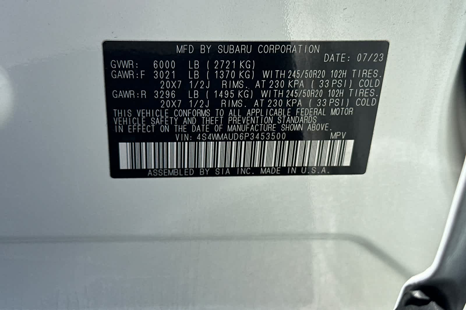 Used 2023 Subaru Ascent Limited w/ Technology Package AWD/4WD image 36