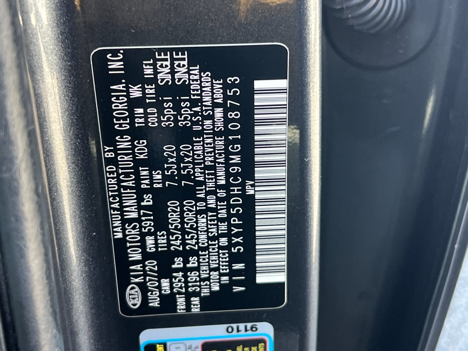 Used 2021 Kia Telluride SX w/ Nightfall Edition Package AWD/4WD image 29
