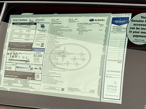 New 2026 Subaru Solterra Premium image 23