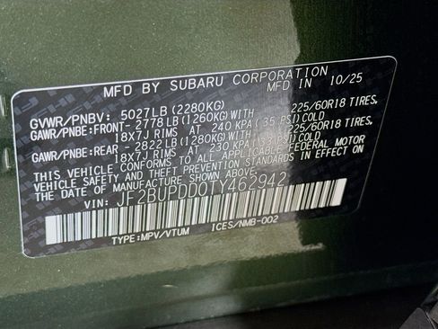 Certified 2026 Subaru Outback Limited image 42