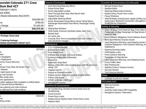 Used 2025 Chevrolet Colorado Z71 AWD/4WD image 3