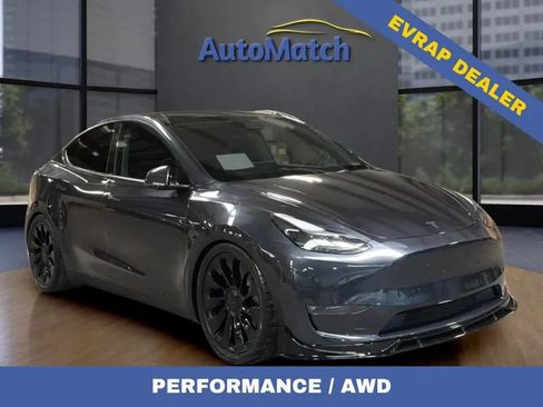Used 2025 Tesla Model Y Performance AWD/4WD image 1