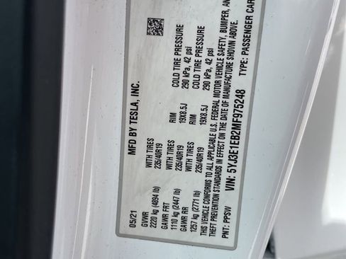 Used 2021 Tesla Model 3 Long Range image 14