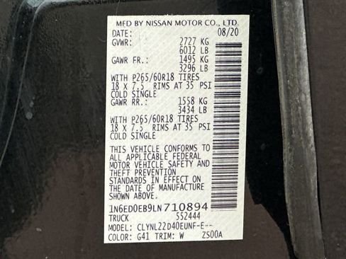 Used 2020 Nissan Frontier SV image 35