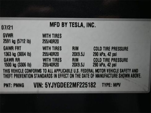 Used 2021 Tesla Model Y Long Range image 7