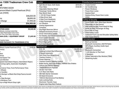 Used 2024 RAM 1500 Tradesman w/ Night Edition AWD/4WD image 10