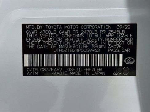 Certified 2023 Lexus IS 350 F Sport w/ Navigation Package image 34