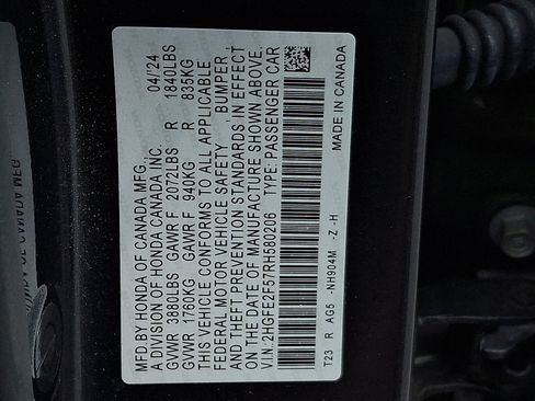Used 2024 Honda Civic Sport image 28