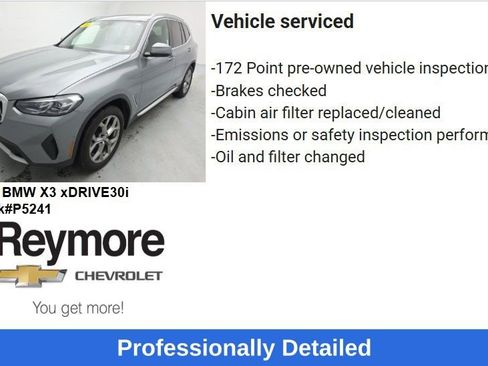 Used 2023 BMW X3 xDrive30i w/ Premium Package AWD/4WD image 54