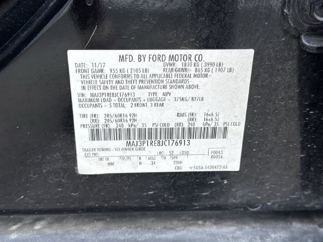 Used 2018 Ford EcoSport S FWD image 30