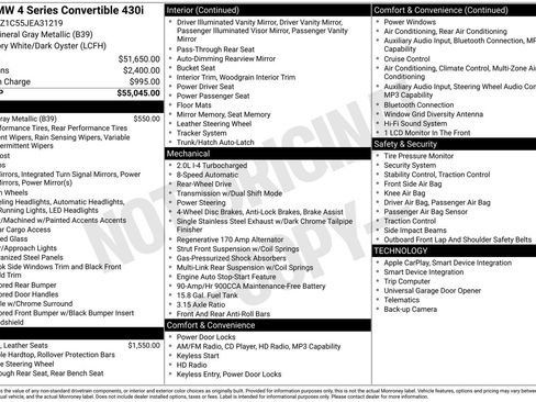 Used 2018 BMW 430i Convertible image 3