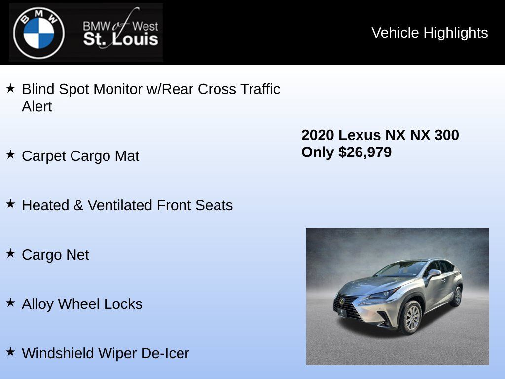 Used 2020 Lexus NX 300 AWD w/ Comfort Package image 16